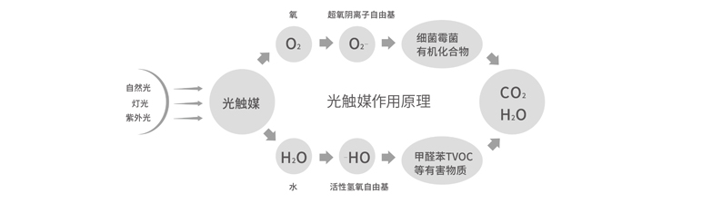 树派光触媒除甲醛原理